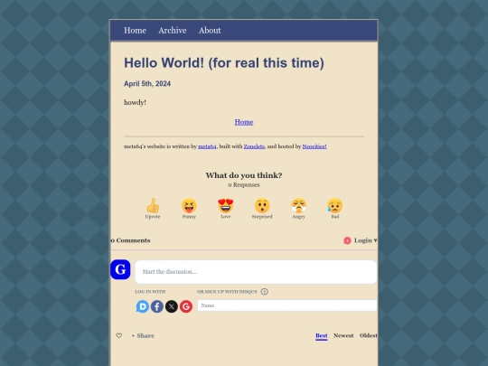 posts/Hello-World-For-Real-Though screenshot