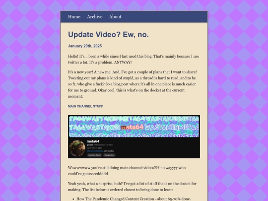 posts/I-Dont-Like-Update-Videos screenshot