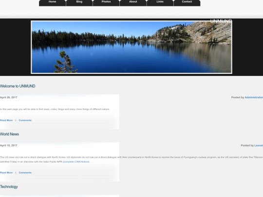 index screenshot