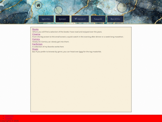 library screenshot