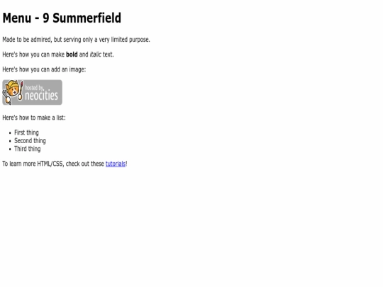 index screenshot