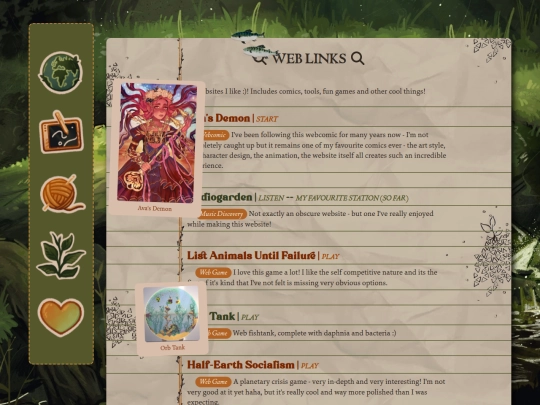 bulletin/weblinks screenshot