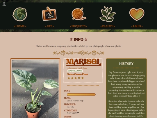 plants/marisol screenshot
