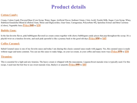 Ibaco/product demo screenshot