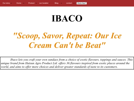 Ibaco/web page task screenshot