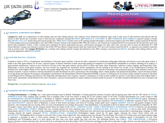 Game Companies - C PAGE - screenshot