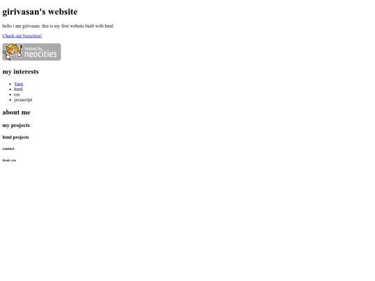 index screenshot