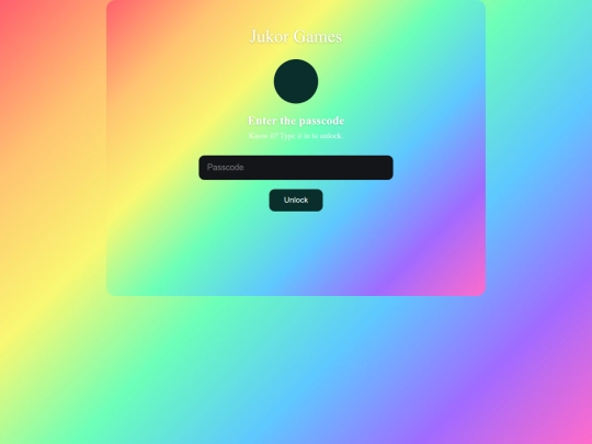 jukor_passcode_gate (5) screenshot