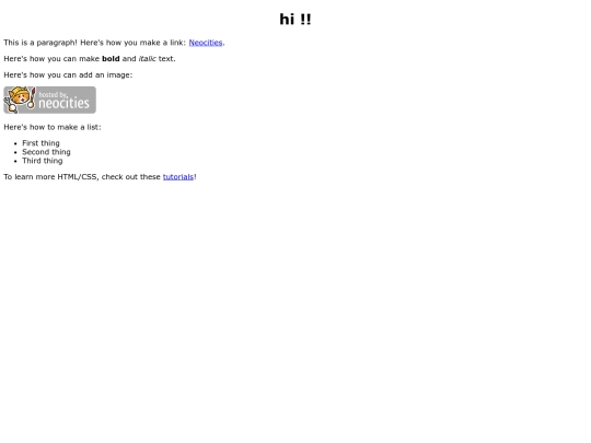 index screenshot