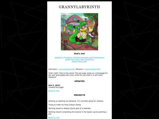 Things/neoportfolio screenshot
