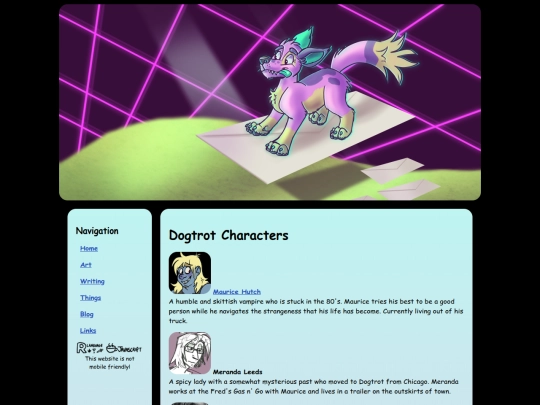 Writing/dogtrot/characters screenshot