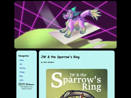 Writing/twistedtales/jwandthesparrowsring screenshot