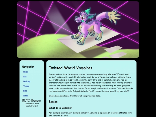 Writing/vampires screenshot