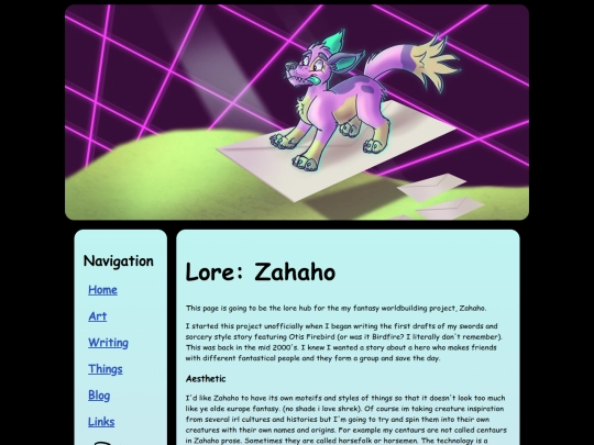 Writing/zahaho/zahaholore screenshot