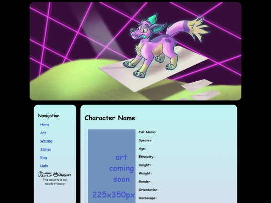 characters/charaprofiletemplate screenshot