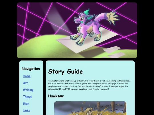 characters/thestories screenshot