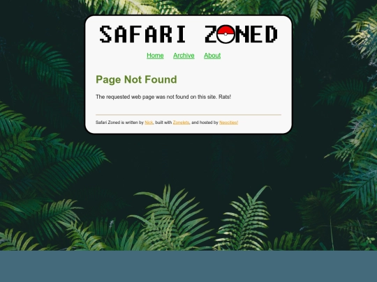 safarizoned/not_found screenshot