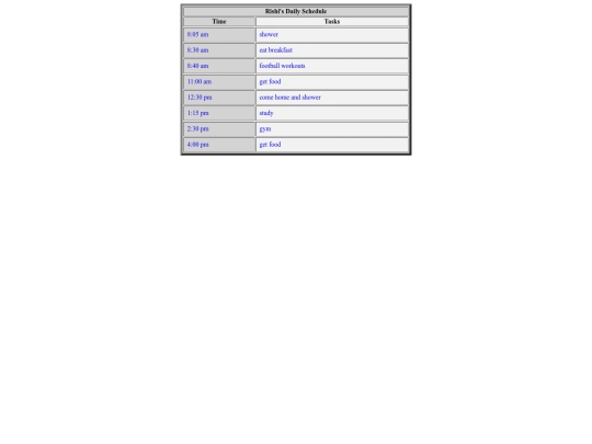 sech-html/scheule screenshot