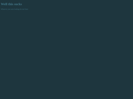 Somethings-not-working screenshot