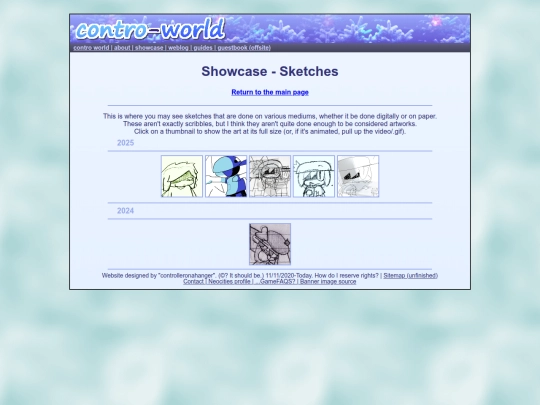 showcase/sketches screenshot