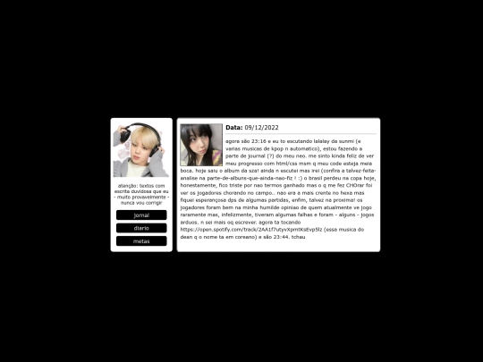 journal screenshot