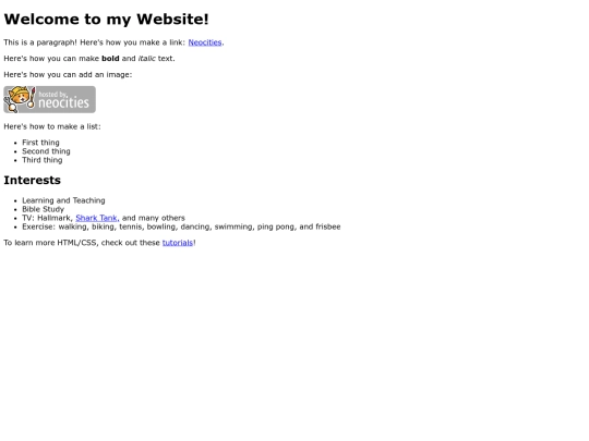 index screenshot
