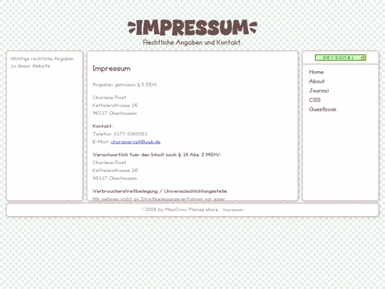 impressum screenshot