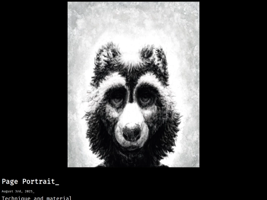 art pages/Pageportrait screenshot