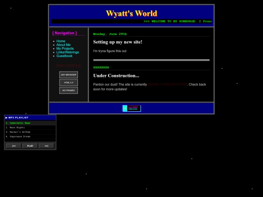 index screenshot