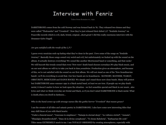 interviews/remains1991 screenshot