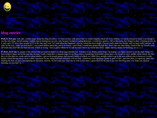 blog screenshot