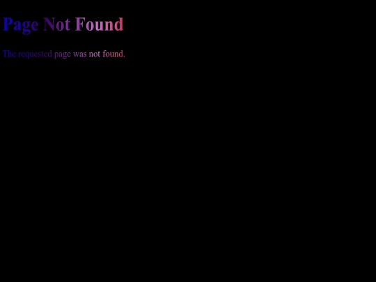not_found screenshot