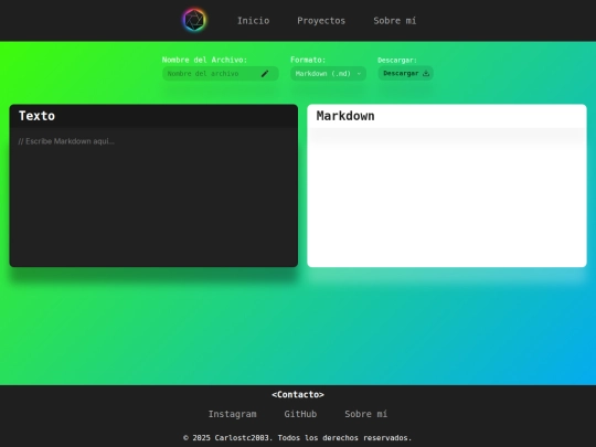 proyectos/markdown-viewer screenshot