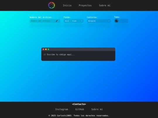 proyectos/screen-code screenshot