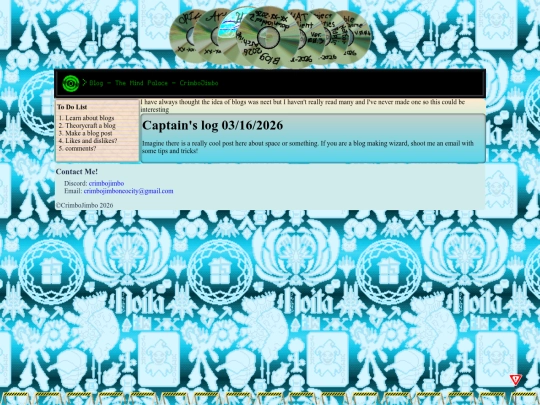 blog screenshot