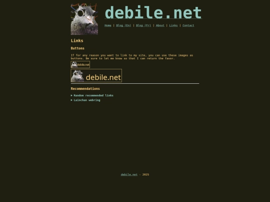 links screenshot