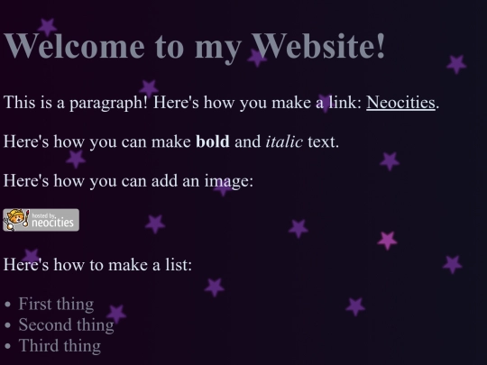 test screenshot