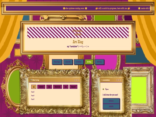 art-blog screenshot