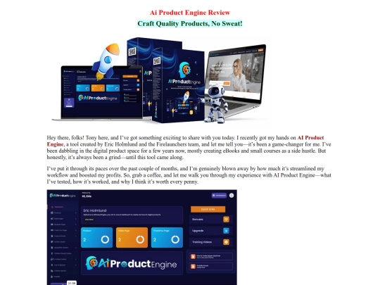ai-product-engine screenshot