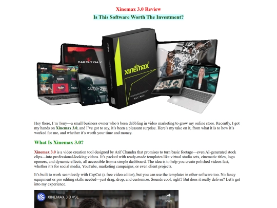 xinemax-v3-review screenshot