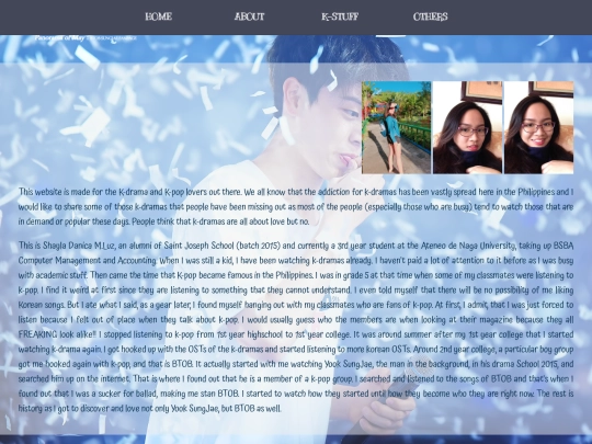 AboutMe screenshot
