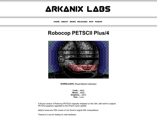 robocop-petscii-p4 screenshot