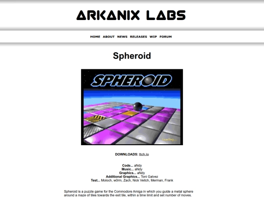 spheroid-amiga screenshot