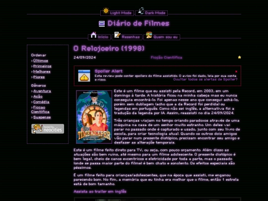 movies/o-relojoeiro/o-relojoeiro screenshot