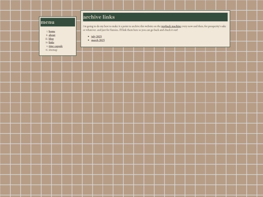 archive screenshot