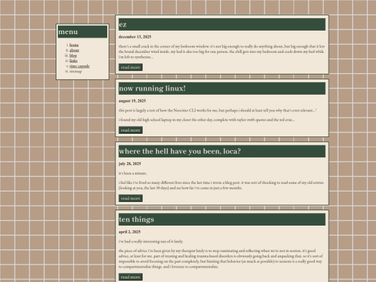 blog screenshot