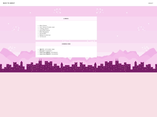 Links screenshot