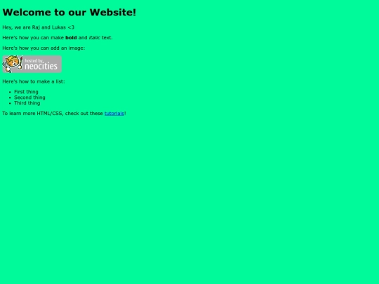 index screenshot