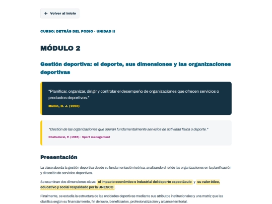 DAR/Detras del podio/cuatro screenshot