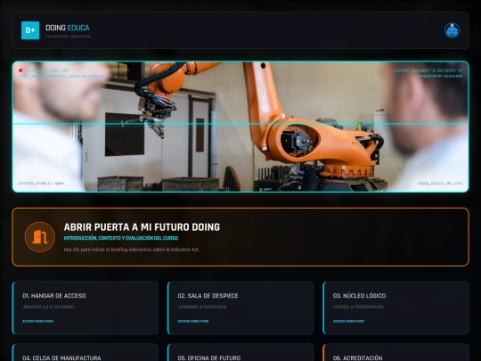 DOING/doingeducahome screenshot